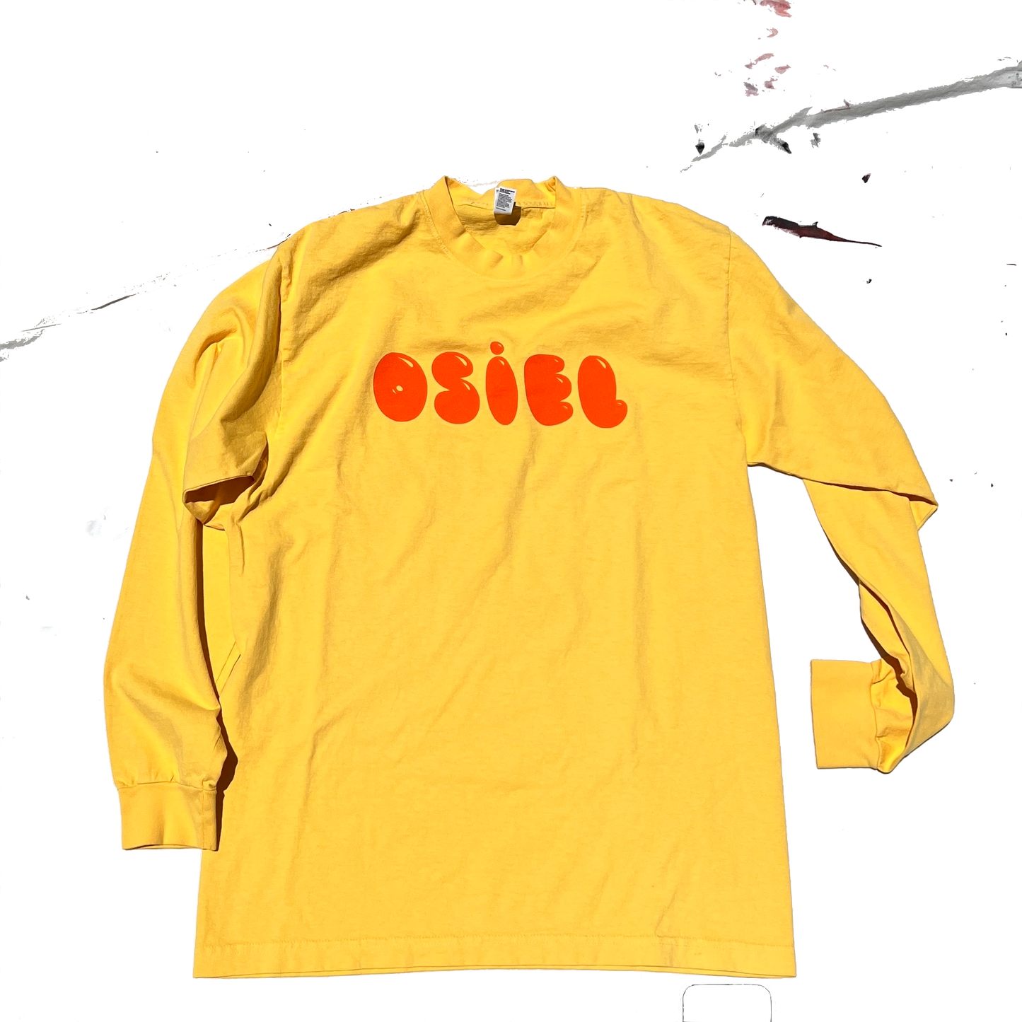 Yellow Distressed Heavy Weight