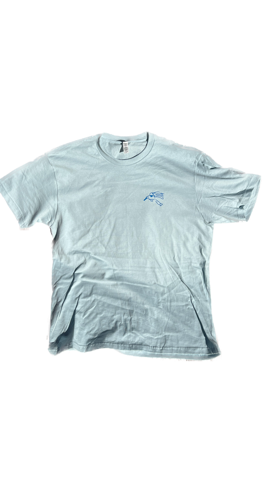 Pale Blue Pajaro Tee