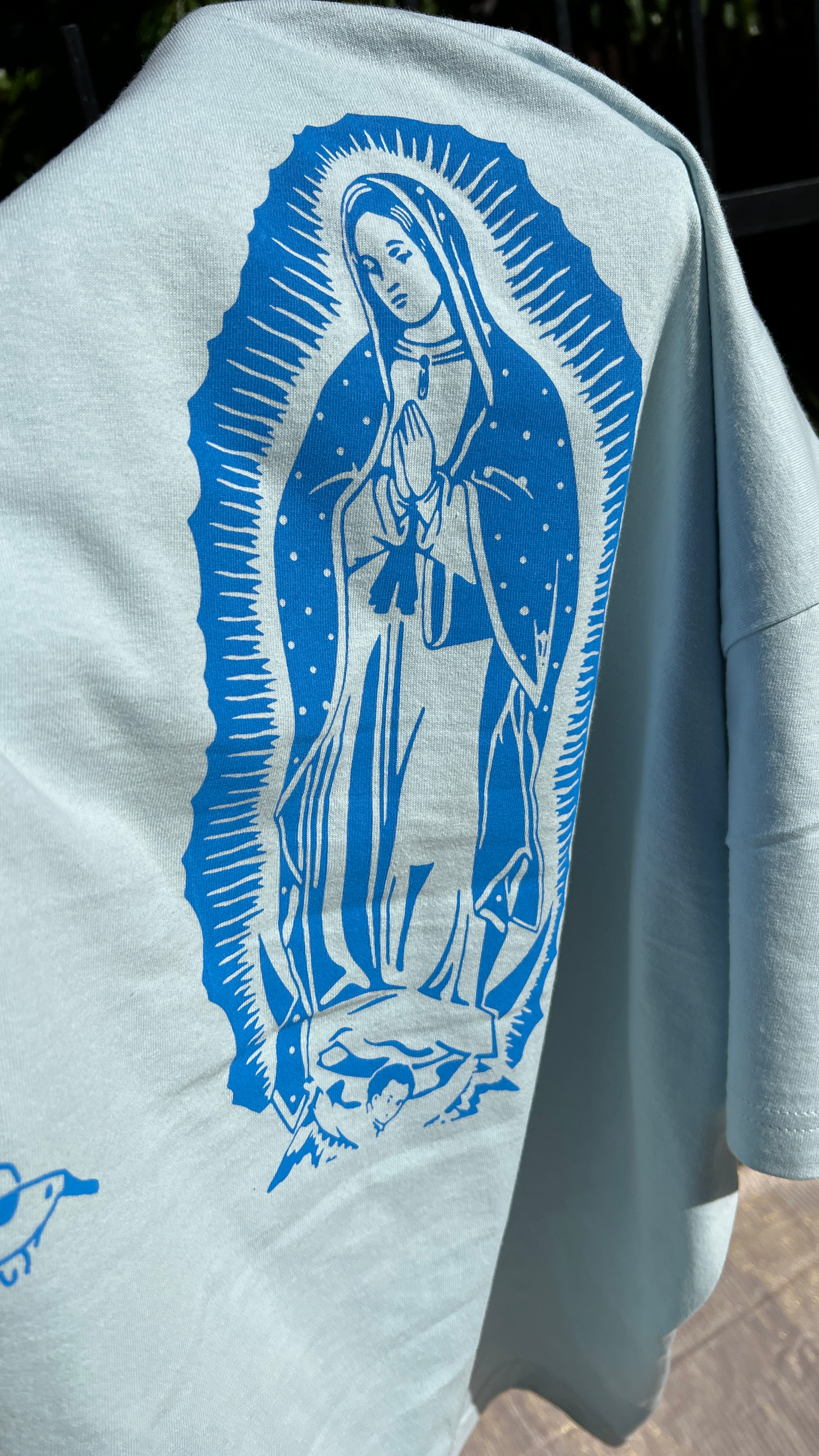 Pale Blue Pajaro Tee