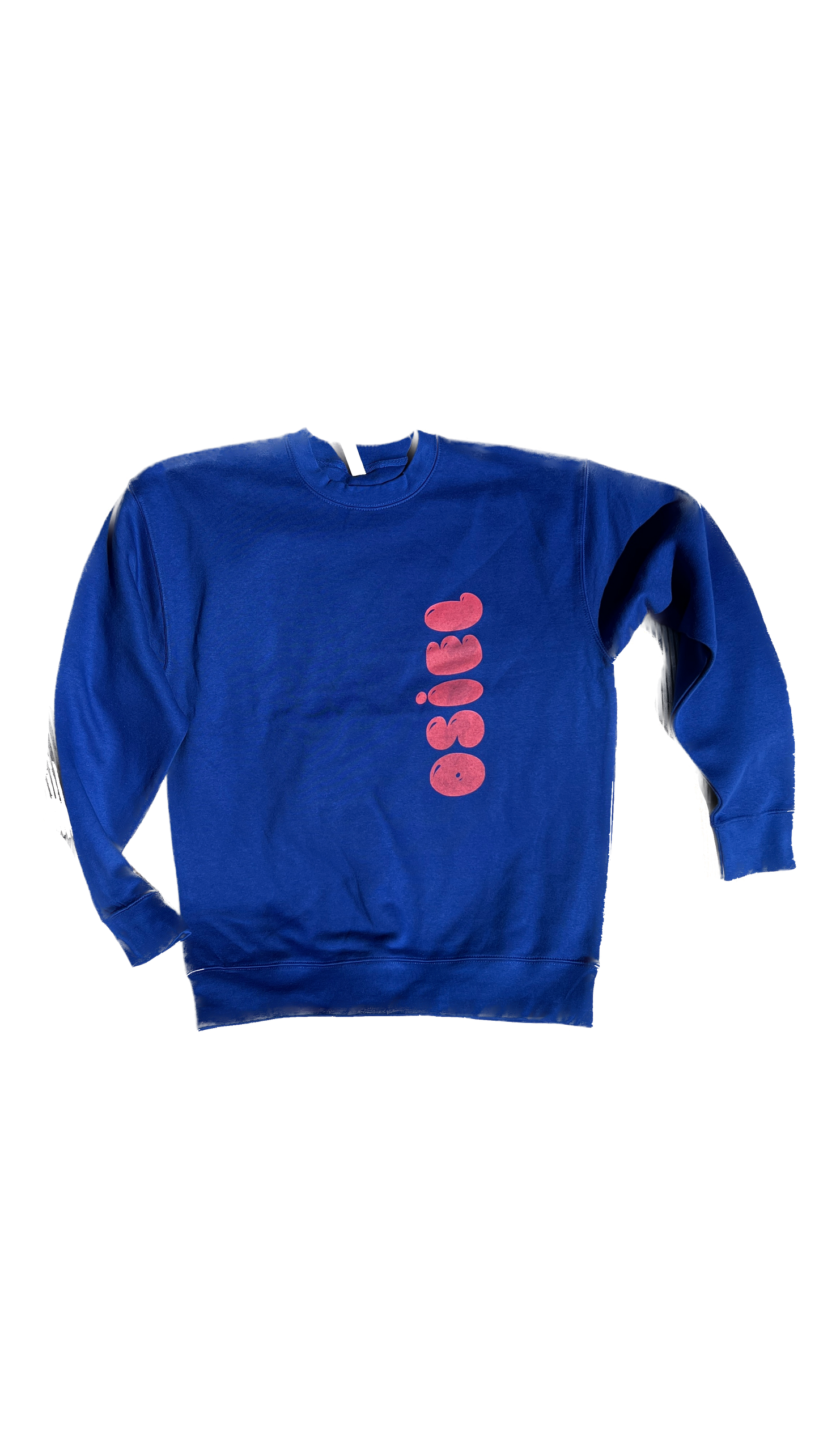 Cobalt Blue Distressed Crew