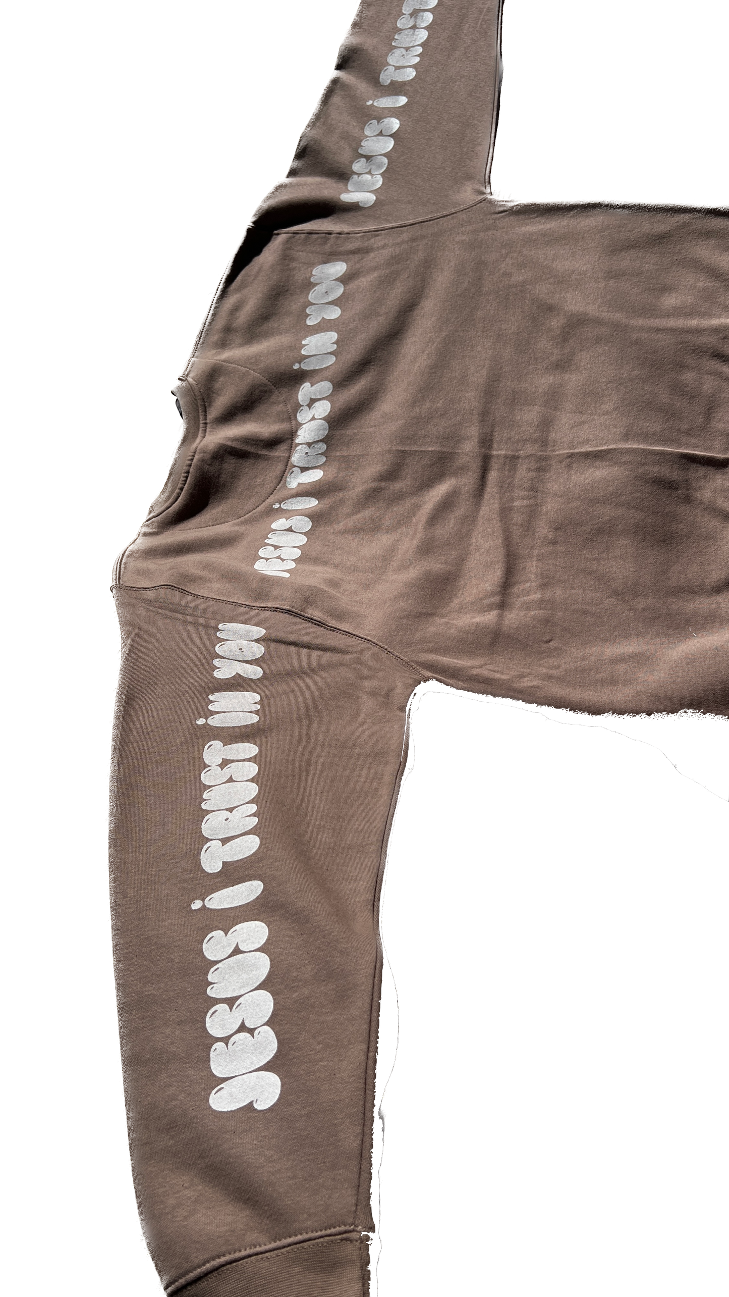 Mocha Distressed Crew